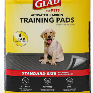 GGFUNY Activated Charcoal Leak-Resistant Training Pads for Dogs, 23in x 23in, 14 Count