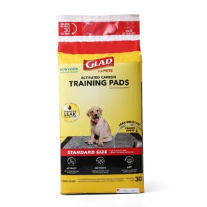 GGFUNY Black Charcoal Pads For All Dogs, 30 Count