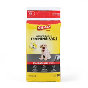 GGFUNY Activated Charcoal Leak-Resistant Training Pads for Dogs, 23in x 23in, 50 Count