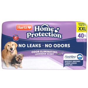 GGFUNY Home Protection Lavender Scent Odor-Eliminating Dog Pads, XXL, 30 in x 30 in, 40ct